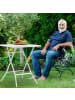 relaxdays Klapptisch in Grau - (B)62 x (H)73 x (T)62 cm
