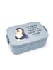 Mr. & Mrs. Panda Bento Box Pinguin Diät Motiv mit Spruch in Blau Pastell