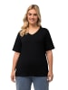 Ulla Popken Shirt in schwarz