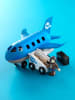 Brio Brio Aktionsspiel Blaues Flugzeug in bunt