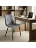 VASAGLE 4er-Set:Esszimmerstuhl Tyra in Grau - (B)52 x (H)83 x (T)43 cm