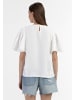 DreiMaster Damen Blusenshirt Mit Spitze in Weiss