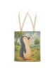 Mr. & Mrs. Panda shopping bag Pinguin mHerzieren Design ohne Sp... in Weiß