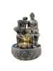 MARELIDA Brunnen LED Buddhafigur Kaskaden Zimmerbrunnen H: 25cm