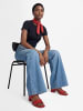 Levi´s Jeans 318 Shaping Wide Leg in medium stone