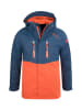 Trollkids Regenjacke "Nusfjord" in Mystik Blau / Orange