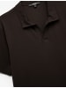 KOTON TSHIRT SS POLO in Braun
