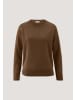 Hessnatur Hessnatur Pullover Relaxed BETTER RECYCLING aus Cashmere mit Recycling-Anteil in bernsteinbraun
