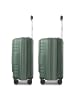 Redolz Essentials 17 2.0 4 Rollen Kabinentrolley 55 cm Laptopfach in grey green