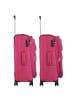 D&N Travel Line 6704 4-Rollen Trolley 65 cm in pink