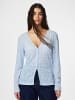 Pieces Strickjacke in Cashmere Blue