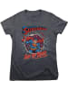 Superman Shirt "Superman Save The World Girly Tee" in Grau