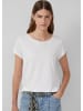 s.Oliver T-Shirt kurzarm in Weiß