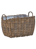 Beliani 2er-Set Outdoor Blumentopf ORMOS in Braun