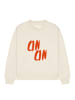 wat? Apparel Sweatshirt Cin Cin in Natural Raw