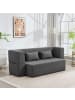 HOMCOM Schlafsofa-203L x 95B x 75H cm-Grau