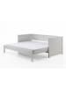 58 aufm Kessel FUNKTIONSBETT Kati 209x80x100 aus Massivholz+MDF in Weiß