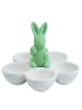 Geda Labels Eiertray Bunny grün in Grün - 14x14x12