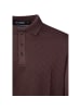 Karl Lagerfeld Langarm-Poloshirt 745007 in dunkelbraun