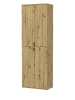 Inn.Furn Garderobenschrank Eiche 61 cm, Flurschrank mit flexibler Inneneinteilung