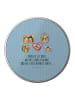 Mr. & Mrs. Panda Kaffeedose Igel Familie mit Spruch in Blau Pastell