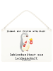 Mr. & Mrs. Panda Wandtafel Imbissbesitzer Leidenschaft mit Spruch in Weiß