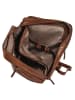 SPIKES & SPARROW Rucksack echt Leder in cognac