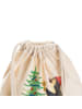 Mr. & Mrs. Panda Stoffbeutel Pinguin Weihnachtsbaum mit Spruch in Creme