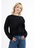 IZIA Damen Strickpullover in Schwarz