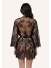 Linga Dore Linga Dore Kimono in Schwarz