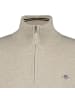 Gant Strickpullover in Beige Oat Melange
