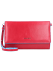 Piquadro B2 Blue Square Clutch Tasche Leder 20 cm in cherry red
