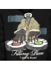 FILLING PIECES Kapuzenpullover DJ in schwarz