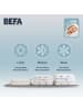 Befa Kinderbett Set medium Decke + Kissen 90 % Daune in Weiß