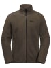 Jack Wolfskin Fleece-Unterjacke/Midlayer WALDSTEIG FZ M in Braun