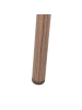 Beliani Gartentisch CASPRI in Schwarz/Weiß/Braun - (W) 80 x (H) 71 x (L) 80 cm