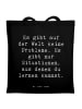 Mr. & Mrs. Panda Tote Bag Spruch Erleuchtung finden mit Spruch in Schwarz