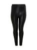 ONLY Carmakoma Kunstleder Hose Plus Size Elegante Leggings Basic CARROOL in Schwarz