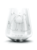 Mr. & Mrs. Panda Glas Füchse Liebe ohne Spruch in Transparent