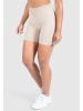 SMILODOX Shorts Amaze Scrunch in Beige