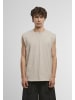 Urban Classics Urban Classics Herren Open Edge Sleeveless Tee in cloud