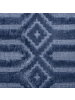 Beliani Kurzflor ADATEPE in Blau - (W) 160 x (H) 1 x (L) 230 cm