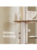 Feandrea Katzenbaum Hains in Braun-Weiß - (B)49 x (H)170 x (T)80 cm