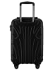 suitline Handgepäckkoffer 55x35x20 cm Carry-On 55cm Hartschale 34 L in Schwarz