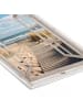 MuchoWow Poster mit Bilderrahmen Beige
