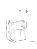 Beliani 2er-Set Esszimmerstuhl DAY in Beige/Braun