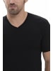 Mey V-Kragen T-Shirt für Herren in schwarz
