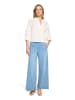BETTY & CO Casual-Bluse mit Spitzeneinsatz in Weiß