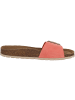 Palado Pantoletten Malta EGS Velours Premium Leather in Orange