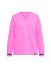 LAURASØN Sweatshirt in neon pink